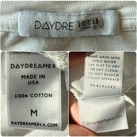 Daydreamer Led Zepplin Electric Magic Weekend Tee in Vintage White | Medium - Picture 6 of 6